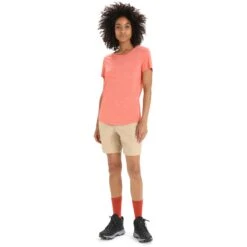 Icebreaker Sphere II T-Shirt Damen - Vibrant Earth Hthr -Deutschland Icebreaker Verkaufs-Shop icebreaker womens sphere ii short sleeve tee vibrant earth hthr 5 1382121