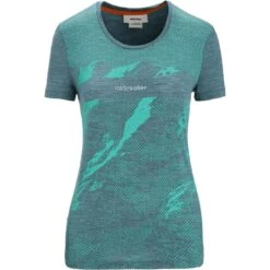 Icebreaker Sphere II Trail T-Shirt Damen - Green Glory Hthr