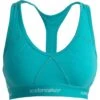 Icebreaker Sprite Racerback Sport-BH Damen - Flux Green