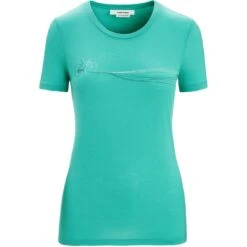 Icebreaker Tech Lite II Cadence Paths T-Shirt Damen - Fresh 8 Icebreaker Tech Lite II Cadence Paths T-Shirt Damen - Fresh -Deutschland Icebreaker Verkaufs-Shop icebreaker womens tech lite ii cadence paths short sleeve tee fresh 1 1384598