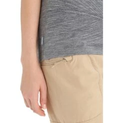 Icebreaker Tech Lite II Scoop Plume T-Shirt Damen - Gritstone Hthr -Deutschland Icebreaker Verkaufs-Shop icebreaker womens tech lite ii plume short sleeve scoop tee gritstone hthr 7 1384574