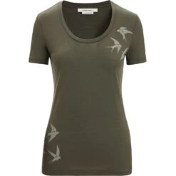 Icebreaker Tech Lite II Swarming Shapes Scoop T-Shirt Damen - Loden 9 Icebreaker Tech Lite II Swarming Shapes Scoop T-Shirt Damen - Loden -Deutschland Icebreaker Verkaufs-Shop icebreaker womens tech lite ii swarming shapes scoop t shirt loden 1 1382314