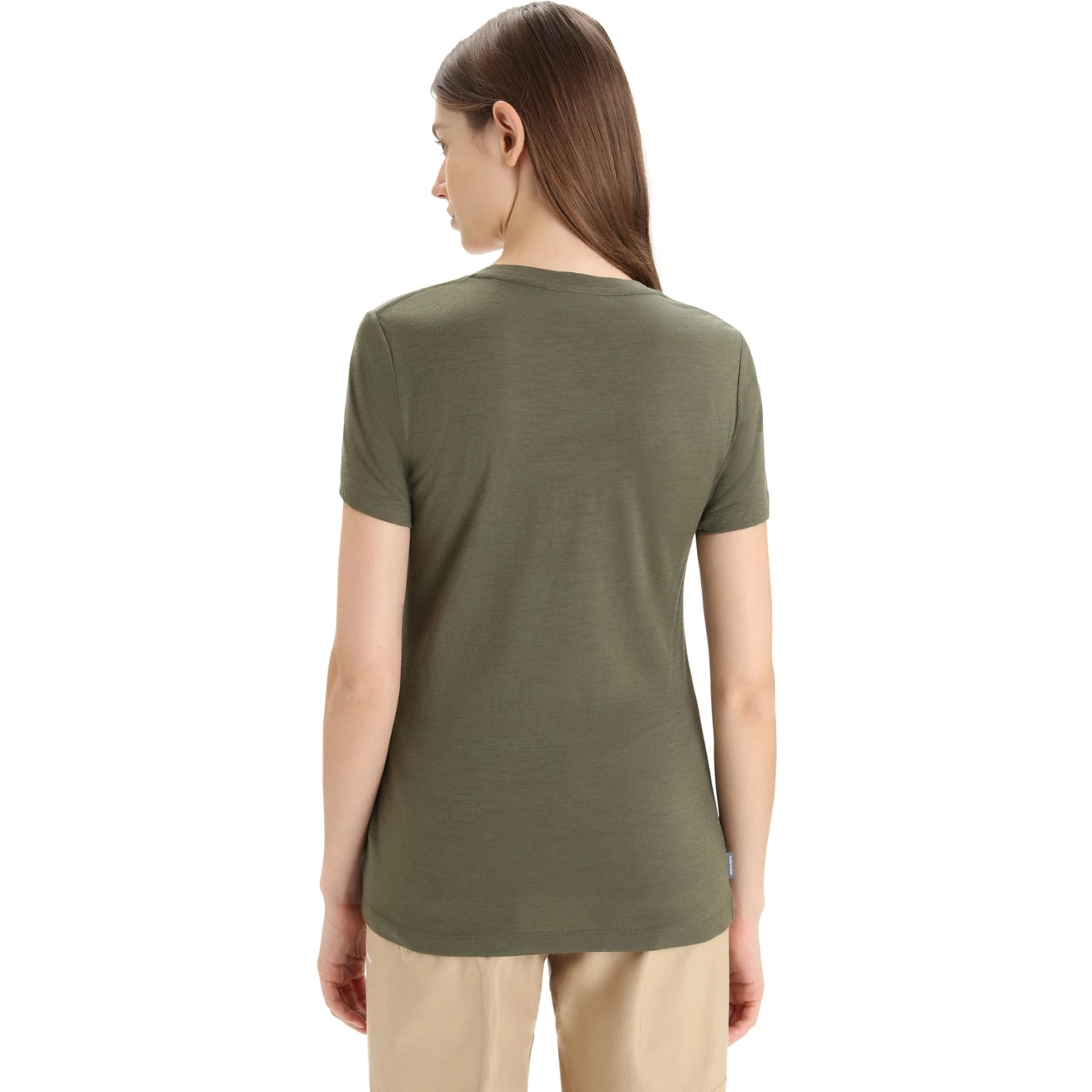 Icebreaker Tech Lite II Swarming Shapes Scoop T-Shirt Damen - Loden 2 Icebreaker Tech Lite II Swarming Shapes Scoop T-Shirt Damen - Loden – Bild 2