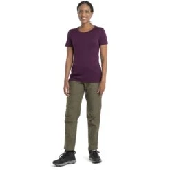 Icebreaker Tech Lite II T-Shirt Damen - Nightshade -Deutschland Icebreaker Verkaufs-Shop icebreaker womens tech lite ii t shirt nightshade model 3 1535851