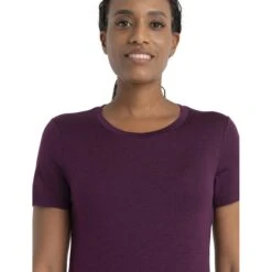 Icebreaker Tech Lite II T-Shirt Damen - Nightshade -Deutschland Icebreaker Verkaufs-Shop icebreaker womens tech lite ii t shirt nightshade model 4 1535852