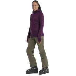 Icebreaker ZoneKnit™ Explore Kapuzenjacke Damen - Nightshade -Deutschland Icebreaker Verkaufs-Shop icebreaker womens zoneknit explore long sleeve zip hoodie nightshade 3 1535669