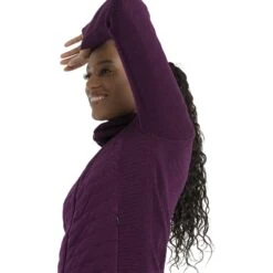 Icebreaker ZoneKnit™ Explore Kapuzenjacke Damen - Nightshade -Deutschland Icebreaker Verkaufs-Shop icebreaker womens zoneknit explore long sleeve zip hoodie nightshade 4 1535670