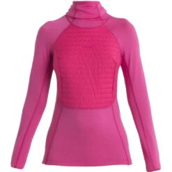 Icebreaker ZoneKnit™ Insulated Kapuzenshirt Damen - Tempo -Deutschland Icebreaker Verkaufs-Shop icebreaker womens zoneknit insulated long sleeve hoodie tempo 1 1489446
