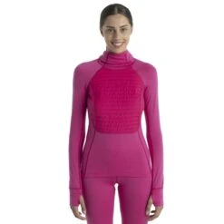 Icebreaker ZoneKnit™ Insulated Kapuzenshirt Damen - Tempo