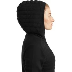Icebreaker ZoneKnit™ Insulated Kapuzenjacke Damen - Schwarz -Deutschland Icebreaker Verkaufs-Shop icebreaker womens zoneknit insulated zip hoodie black 5 1041237