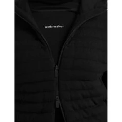 Icebreaker ZoneKnit™ Insulated Kapuzenjacke Damen - Schwarz -Deutschland Icebreaker Verkaufs-Shop icebreaker womens zoneknit insulated zip hoodie black 8 1041240