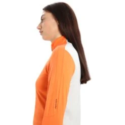 Icebreaker ZoneKnit™ Jacke Damen - Flash/Ether -Deutschland Icebreaker Verkaufs-Shop icebreaker womens zoneknit long sleeve zip flash ether 5 1271389