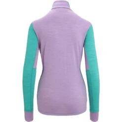 Icebreaker ZoneKnit™ Jacke Damen - Fresh/Purple Gaze -Deutschland Icebreaker Verkaufs-Shop icebreaker womens zoneknit long sleeve zip fresh purple gaze 2 1382401