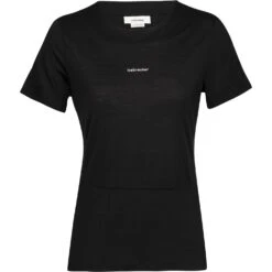 Icebreaker ZoneKnit™ Slit Back T-Shirt Damen - Schwarz 9 Icebreaker ZoneKnit™ Slit Back T-Shirt Damen - Schwarz -Deutschland Icebreaker Verkaufs-Shop icebreaker womens zoneknit slit back short sleeve tee black 1 1271465