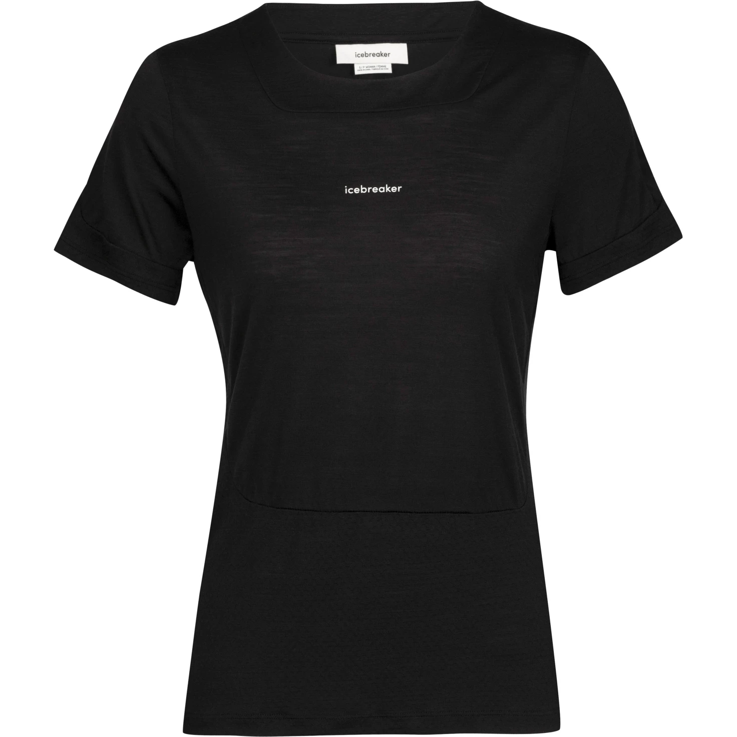 Icebreaker ZoneKnit™ Slit Back T-Shirt Damen - Schwarz 3 Icebreaker ZoneKnit™ Slit Back T-Shirt Damen - Schwarz – Bild 3