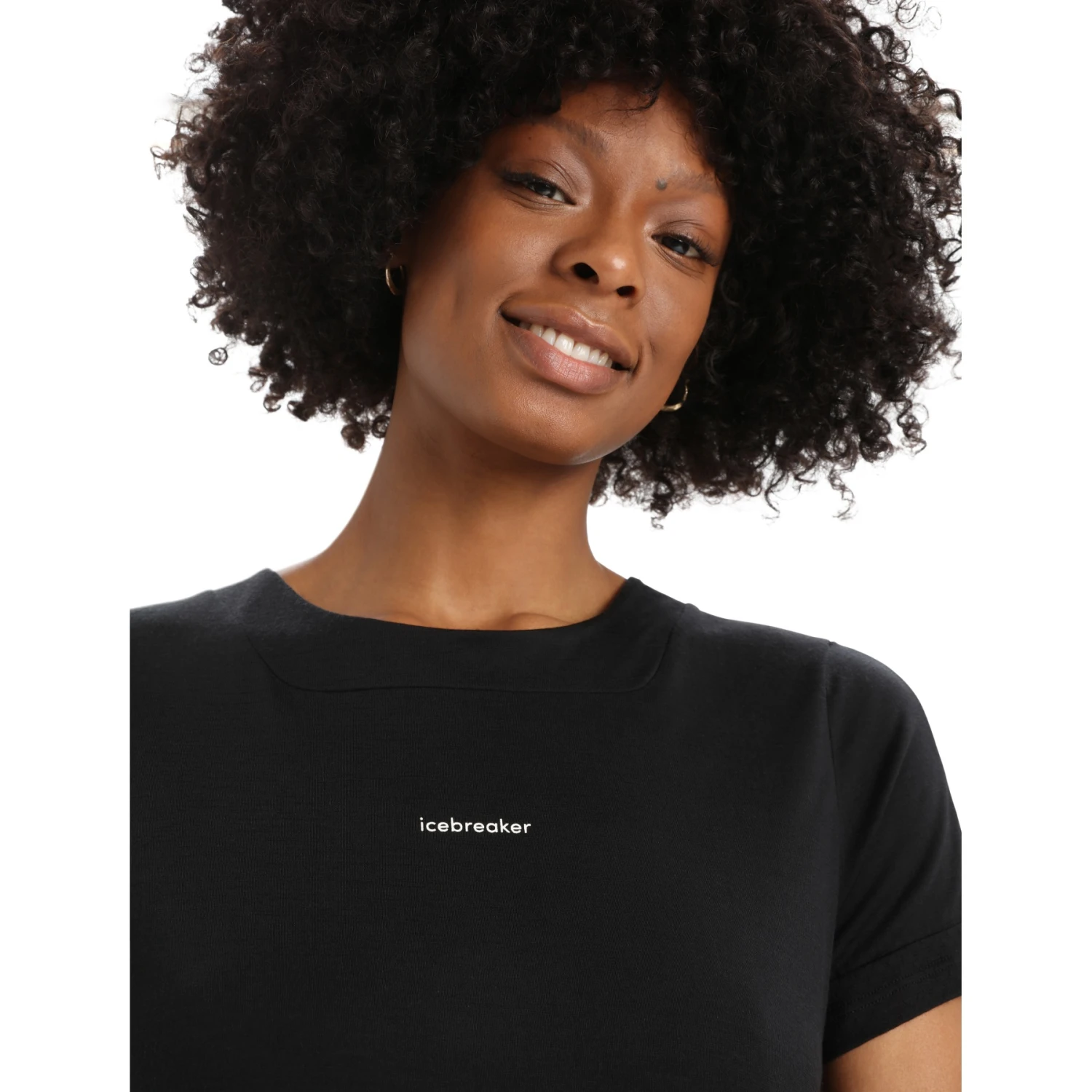 Icebreaker ZoneKnit™ Slit Back T-Shirt Damen - Schwarz 4 Icebreaker ZoneKnit™ Slit Back T-Shirt Damen - Schwarz – Bild 4