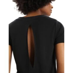 Icebreaker ZoneKnit™ Slit Back T-Shirt Damen - Schwarz 11 Icebreaker ZoneKnit™ Slit Back T-Shirt Damen - Schwarz -Deutschland Icebreaker Verkaufs-Shop icebreaker womens zoneknit slit back short sleeve tee black 5 1271472