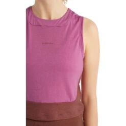 Icebreaker ZoneKnit™ Tanktop Damen - Cosmic/Grape -Deutschland Icebreaker Verkaufs-Shop icebreaker womens zoneknit tank top cosmic grape 5 1149159